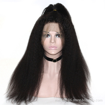 Lace Frontal Human Hair Wigs for Black Women Remy Brazilian Kinky Curly Lace Front Wig